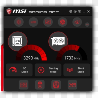 Geforce Gtx 1070 Gaming X 8g - Msi Gaming App 1050 Ti Clipart