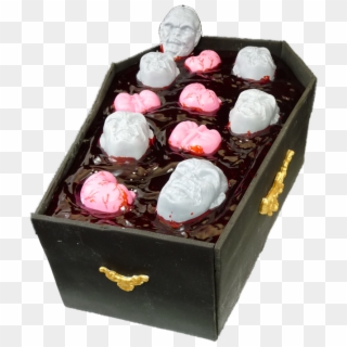 Halloween Coffin Cake - Chocolate Clipart