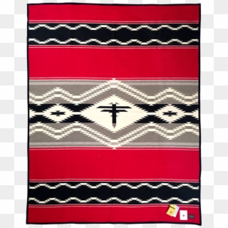 Navajo Water Blanket - Red Navajo Pendleton Blanket Clipart