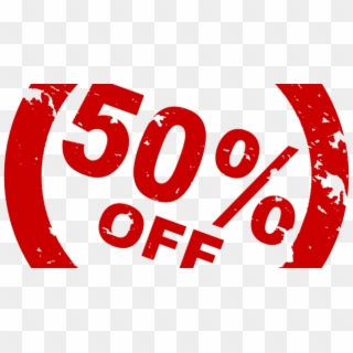 50 Off Discount Png - Sign Clipart