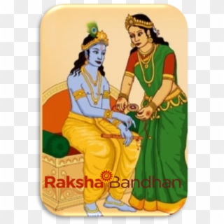 59 Activities - Raksha Bandhan Krishna And Draupadi Clipart