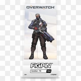 76 - Overwatch Figpin Soldier 76 Clipart