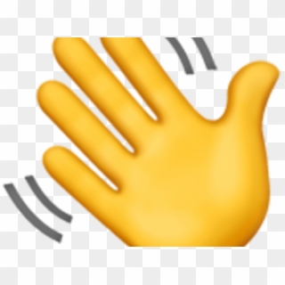 Waving Hand Emoji Png Clipart