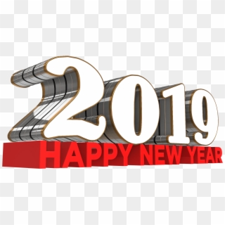 Happy New Year 2019 Free 3d Png - Illustration Clipart
