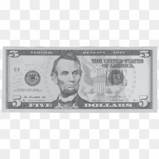 Us Five Dollar-bill - Series 2006 5 Dollar Bill Clipart