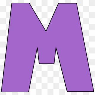 Purple Letter M Clip Art - Purple Letter M - Png Download