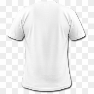 white t shirt back side