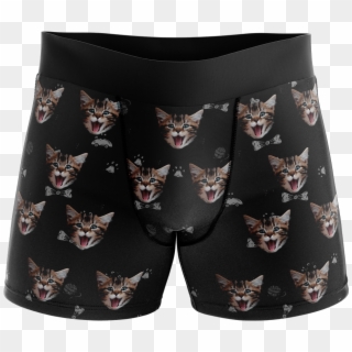 Put Your Face On Boxers - Cat Boxers Clipart