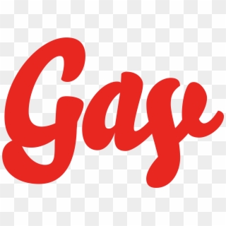 Red Gay Script - Brockhampton Gay Logo Clipart