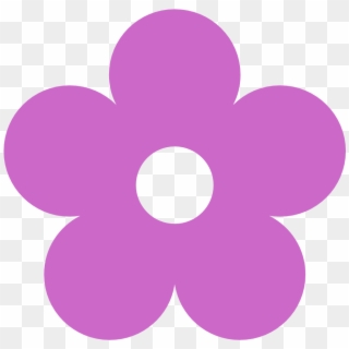 Purple Flower Clipart 60 Flower - Colorful Flower Clipart - Png Download