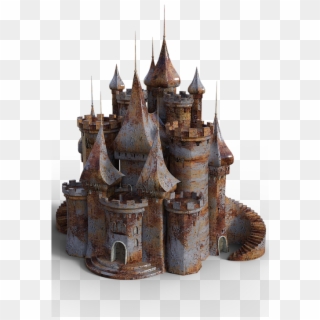 Castle, Rusty, Old, Building, Rust, Fantasy - Rusty Castle Clipart