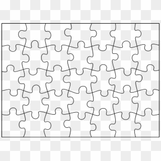 1257 X 912 10 - Puzzle Template 23 Pieces Clipart