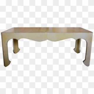 This Cocktail Table Has A Scalloped Apron And Uniquely - Coffee Table Clipart