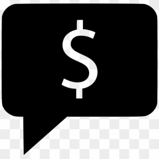 Dollar Sign Chat Bubble Comments - Free Invoice Icon Clear Background Clipart