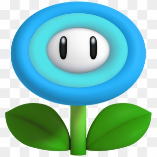 Frost Clipart Snow Flower - Mario Bros Ice Flower - Png Download