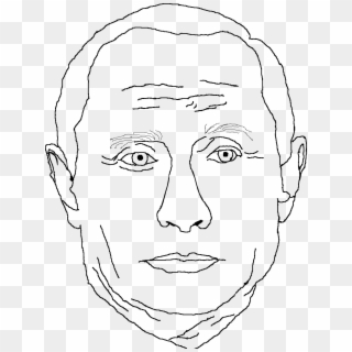 Putin Meme - Sketch Clipart