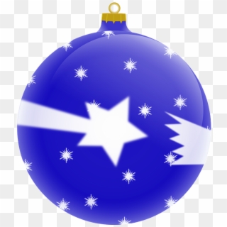 Ball, Tree, Christmas, Star, Comet - Green Christmas Ornament Vector Clipart