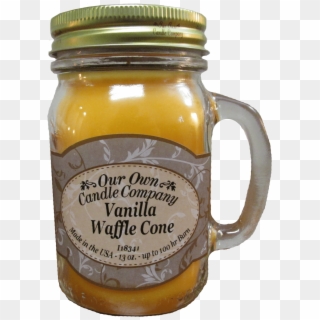 Mason Jar Candle Vanilla Waffle Cone - Kombucha Clipart