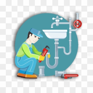 Plumbing And Sanitaryware - Cartoon Plumbing Clipart