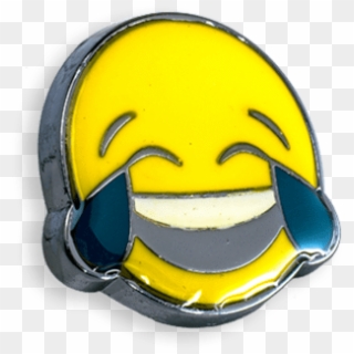 'crying Laughing' Pin - Laughing Emoji Badge Clipart