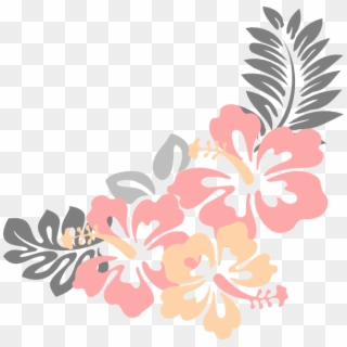 Hibiscus Flower Clip Art At Clker - Transparent Hawaiian Flower Png