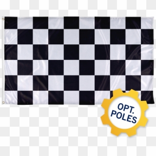 Checkered Flag - Purple And Gold Checkered Flag Clipart