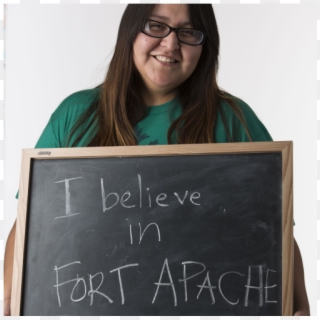 Mountain Apache Tribal Member And Serves In Her Home - Blackboard Clipart