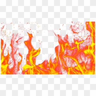 Fire Picture Effect - Flames Clipart - Png Download