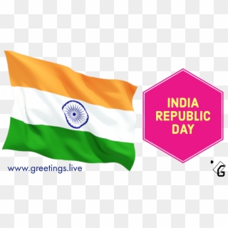 Indian Flag On Republic Day Png Image Free - Flag Clipart