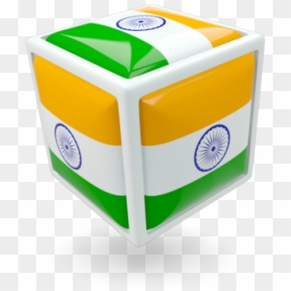 Free Icons Png - 3d Cube Indian Flag Clipart