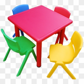 Plastic Chairs And Tables Png Clipart