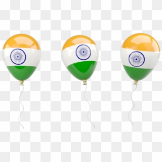 Illustration Of Flag Of India - Indian Flag Balloon Png Clipart