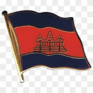Cambodia Flag Pin, Badge Clipart