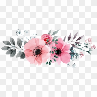 Spring Png Transparent Images - Watercolor Flowers Png Hd Clipart