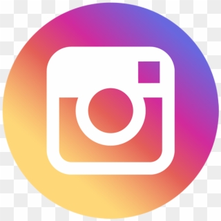 Follow Us On - Small Instagram Round Icon Clipart