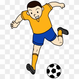 Kids Playing Sports Clipart - Playing Football Png Clipart Transparent Png