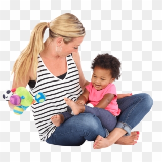 Recommended Toy Features Feature - Mother And Child Sitting Png Clipart