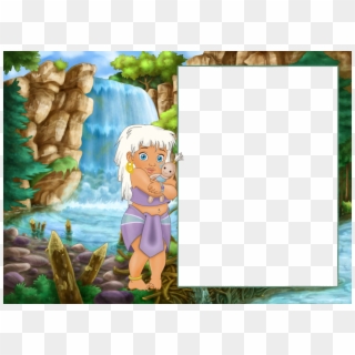 Cute Child Transparent Png Frame - Pokemon In Nature Drawing Clipart