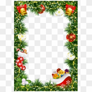 2480 X 3508 13 - Christmas Frame Png Clipart