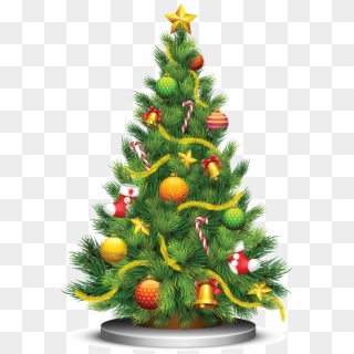 Christmas Tree Vector Png - Christmas Tree Clipart