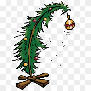 Dead Clipart Christmas Tree - Cartoon Grinch Christmas Tree - Png Download