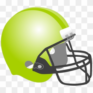 Football, Baseball, Helmet, Protection, Sport, Green - White And Blue Football Helmet Clipart