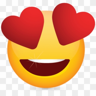 Free Png Download Heart Eye Emoji Transparent Png Images - Heart Smiley Logo Clipart