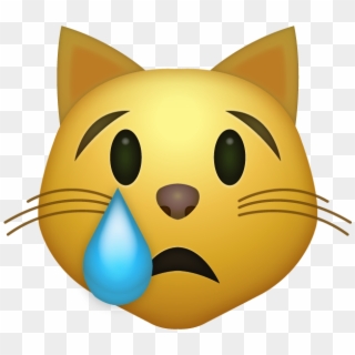 641 X 560 5 - Crying Cat Emoji Png Clipart