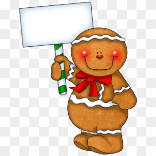 Gingerbread Man Clipart Jokingart Gingerbread Man Clipart - Gingerbread Clipart Sign - Png Download