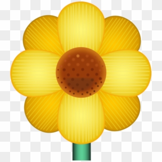 Yellow Flower Emoji Png Clipart