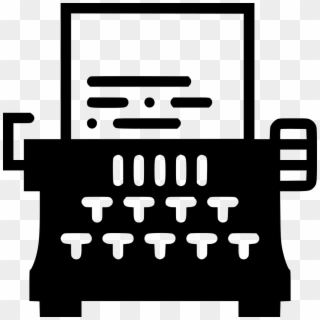 Png File - Type Writer Vector Png Clipart