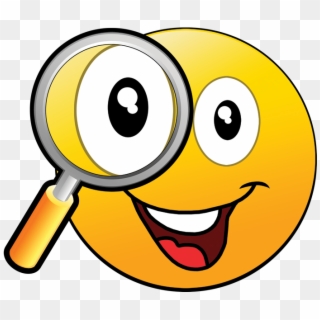 Emoji Magnifying Glass - Emoji With Magnifying Glass Clipart