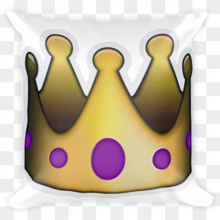 Emoji Pillow - Crown - Emoji Crown Clipart