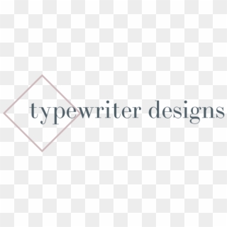 Typewriter Designs Logo Long Format=1500w Clipart